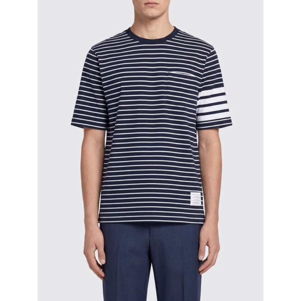 Thom Browne T-Shirt Men Navy
